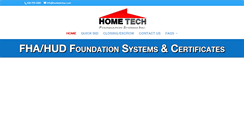 Desktop Screenshot of hometechfoundations.com